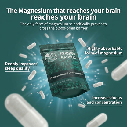 Magnesium L-Threonate 120 capsules 500mg