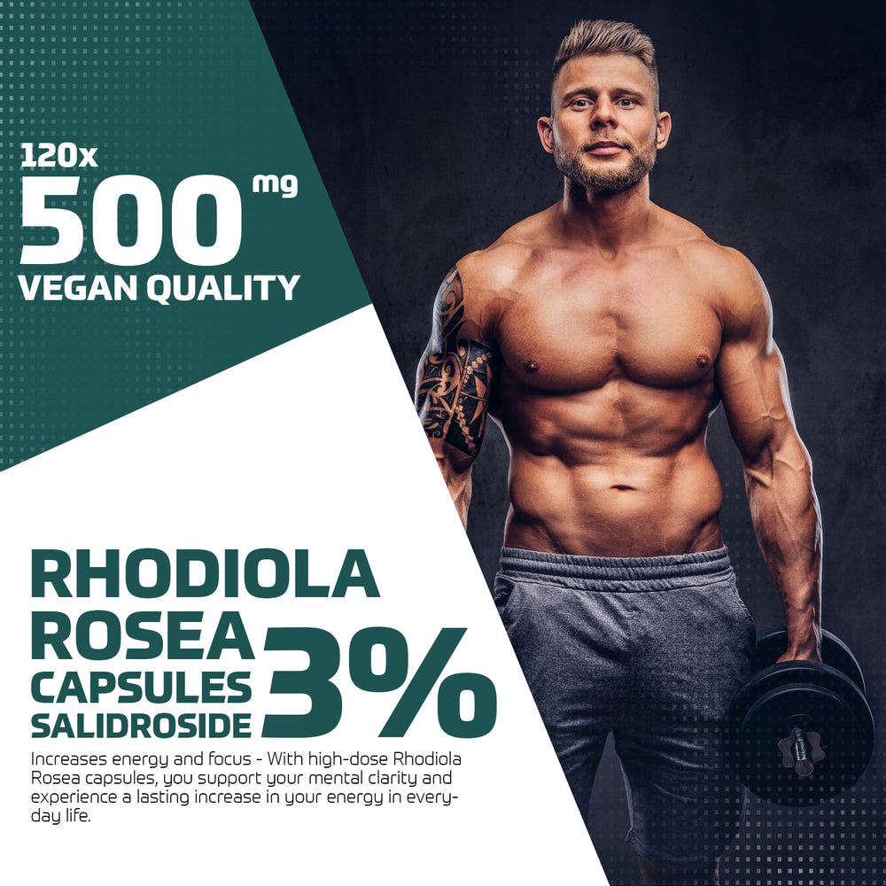 Rhodiola Rosea 3% Salidroside 120 capsules 500mg